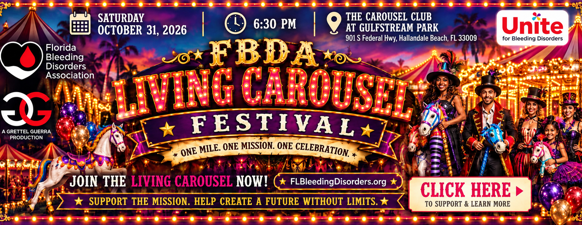 Florida Bleeding Disorders Association Living Carousel Festival