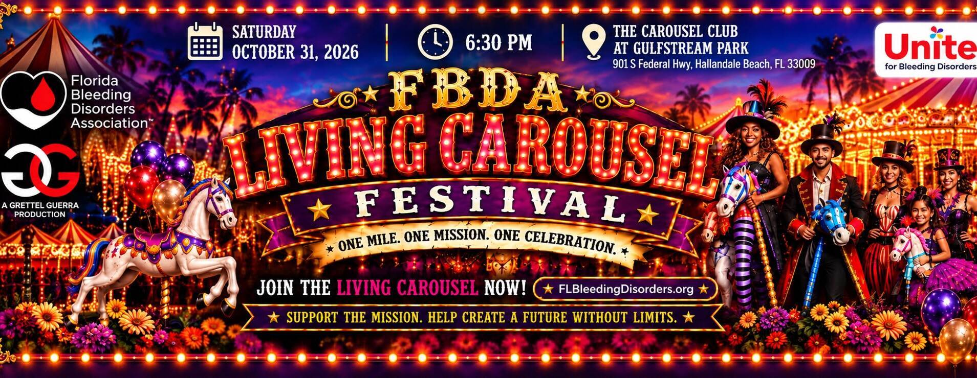 Florida Bleeding Disorders Association Living Carousel Festival